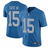 Nike Detroit Lions #15 Golden Tate III Blue Throwback NFL Vapor Untouchable Limited Jersey,baseball caps,new era cap wholesale,wholesale hats